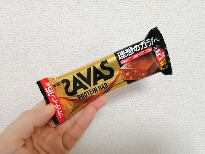 ザバスプロテインバーは甘味料もなし